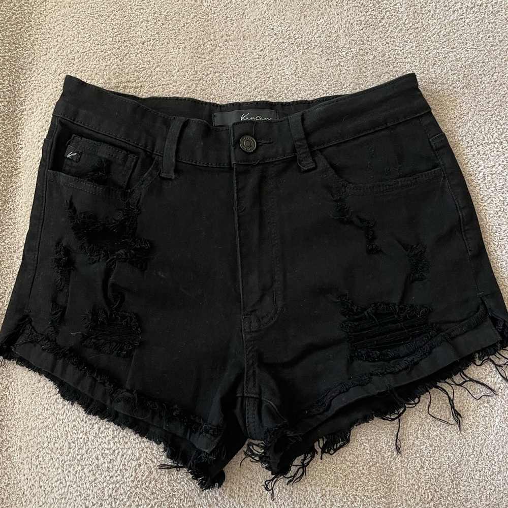 KanCan distressed shorts